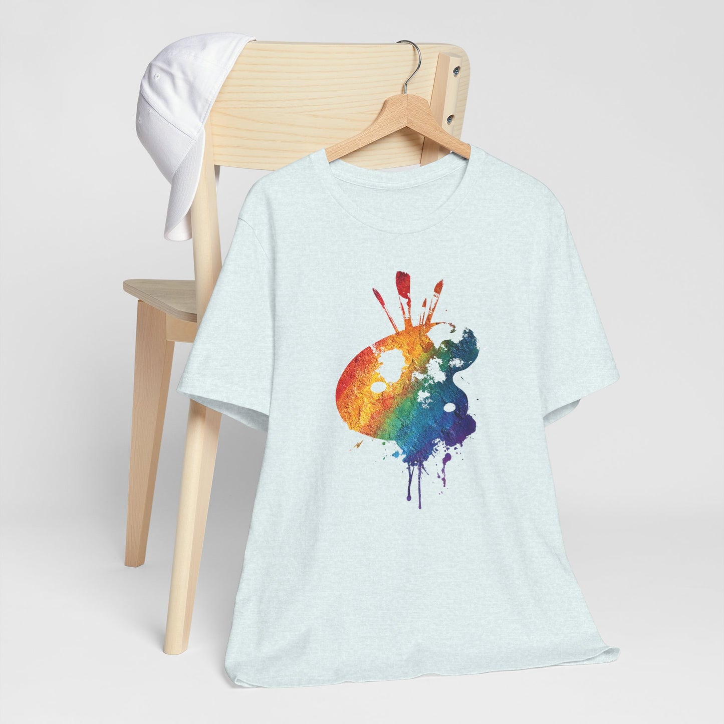 Watercolor Paint Palette T-Shirt — Rainbow Artist Tee
