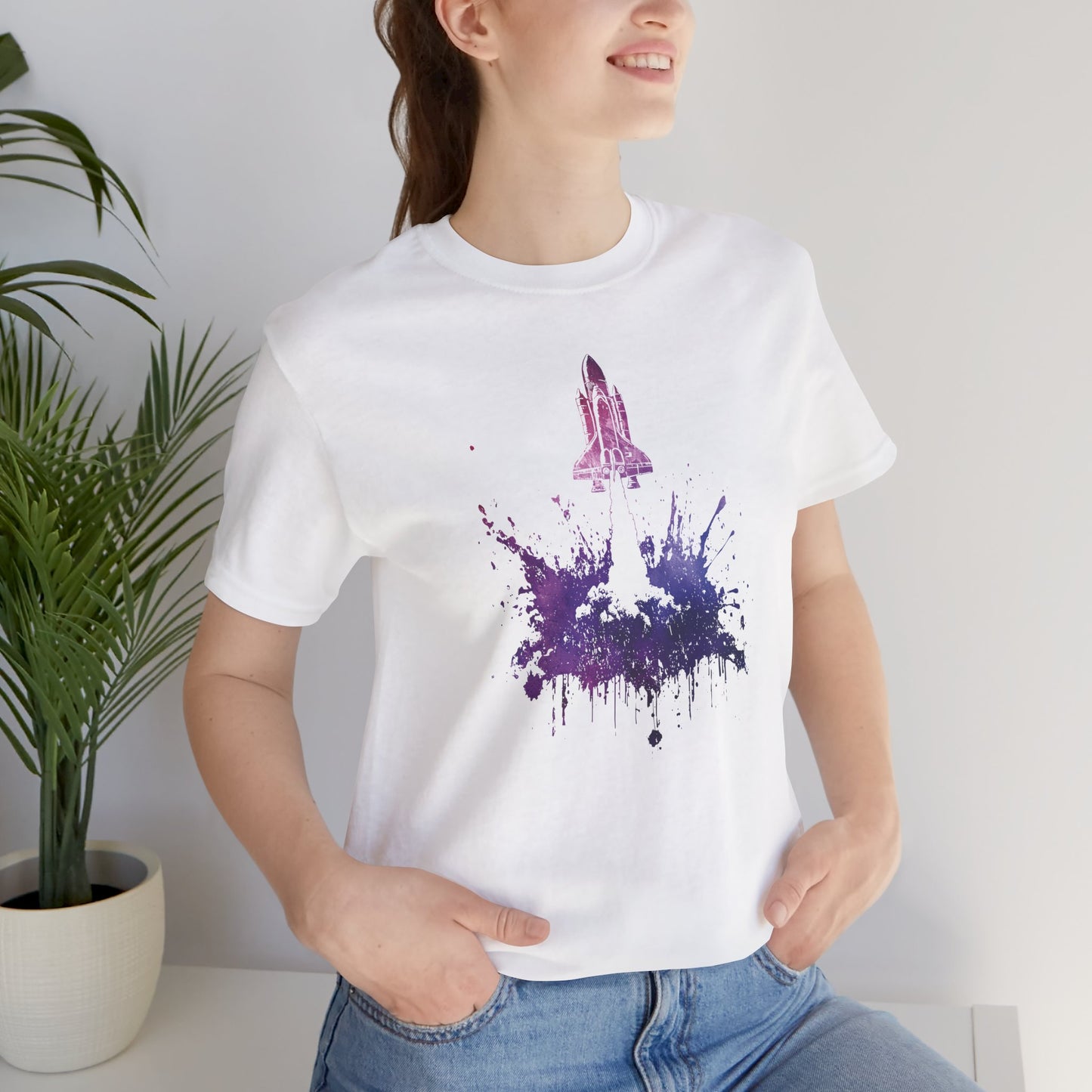 Galaxy Rocket Splash T-Shirt