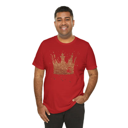 Golden Crown T-Shirt — Vintage Royalty Graphic Tee