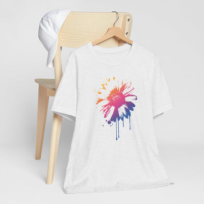 Paint-Splatter Daisy T-Shirt