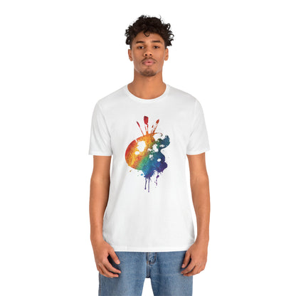 Watercolor Paint Palette T-Shirt — Rainbow Artist Tee
