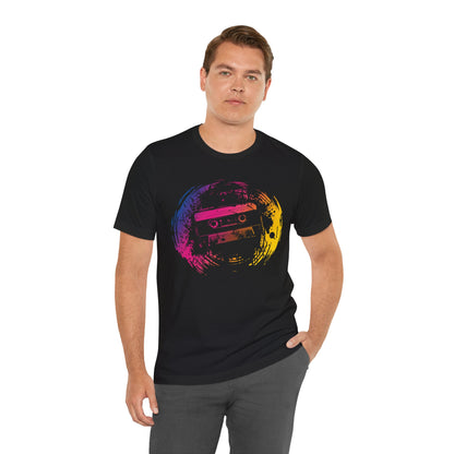 Retro Cassette Tape Tee — Vintage 80s Music Graphic T-Shirt