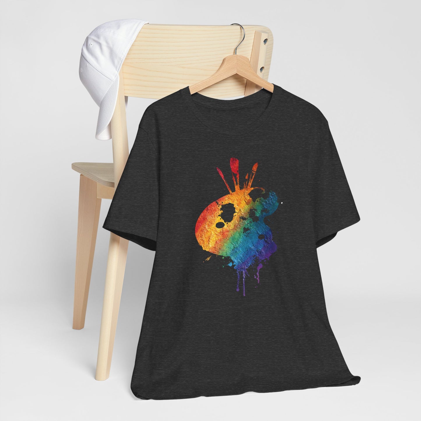 Watercolor Paint Palette T-Shirt — Rainbow Artist Tee