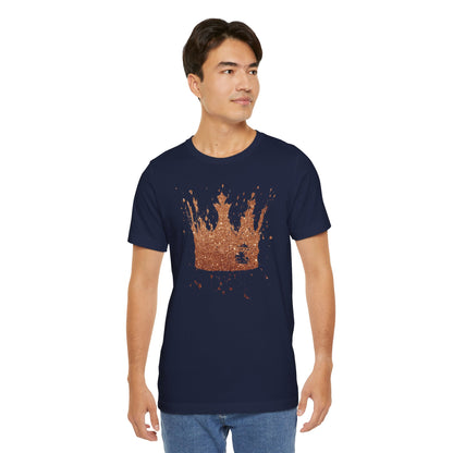 Golden Crown T-Shirt — Vintage Royalty Graphic Tee
