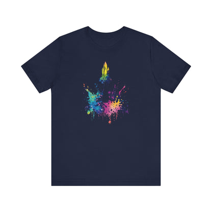 Galaxy Rocket Splash T-Shirt