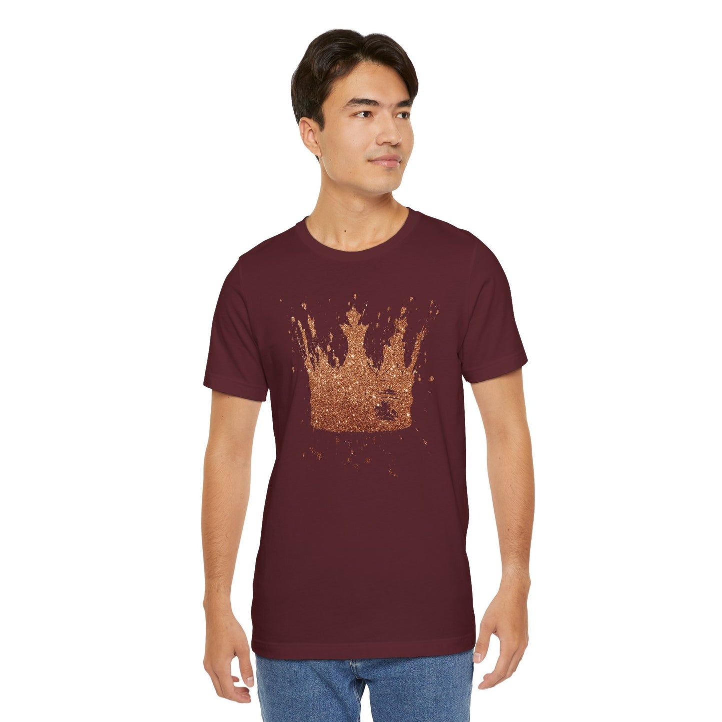 Golden Crown T-Shirt — Vintage Royalty Graphic Tee
