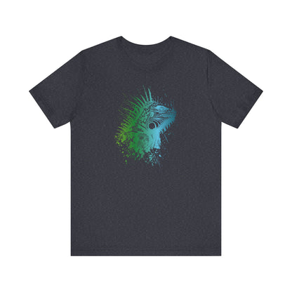 Iguana Splash T‑Shirt — Watercolor Reptile Graphic Tee