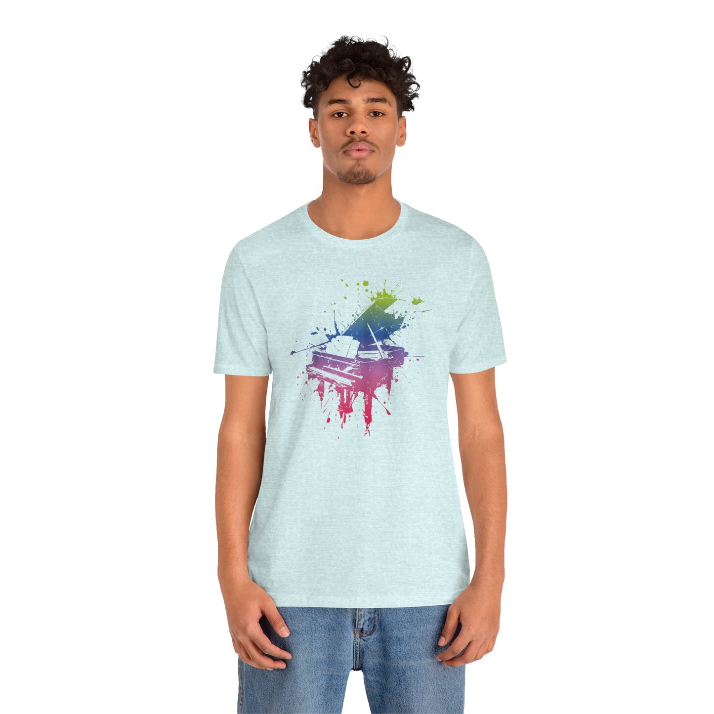 Play me to the Moon T‑Shirt — Colorful Music Lover Tee