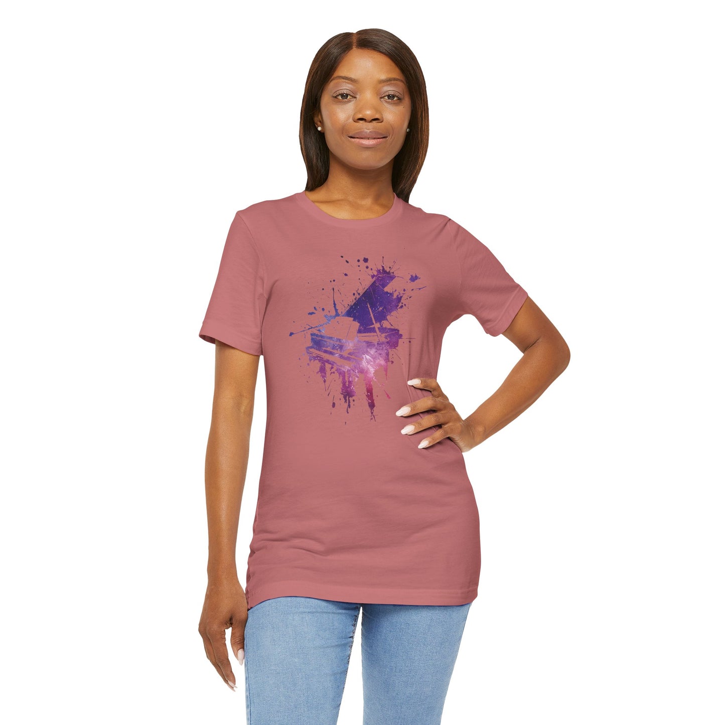 Play me to the Moon T‑Shirt — Colorful Music Lover Tee