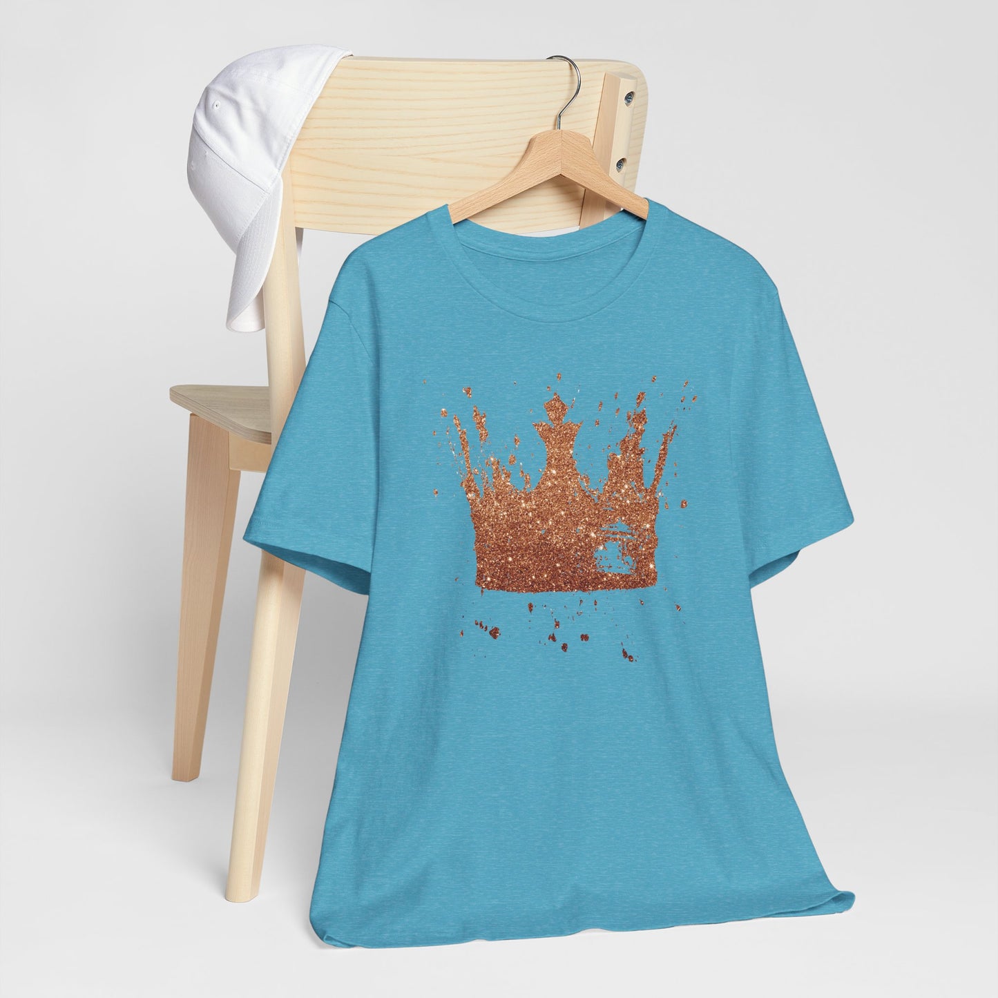 Golden Crown T-Shirt — Vintage Royalty Graphic Tee