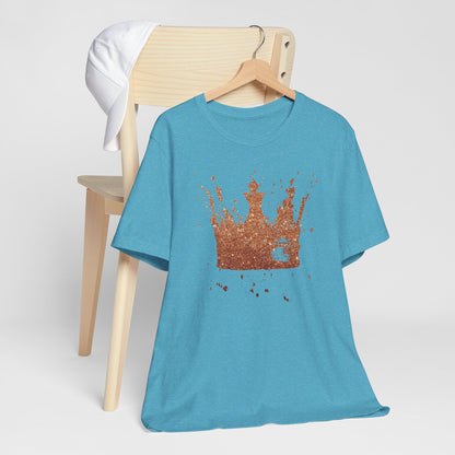Golden Crown T-Shirt — Vintage Royalty Graphic Tee