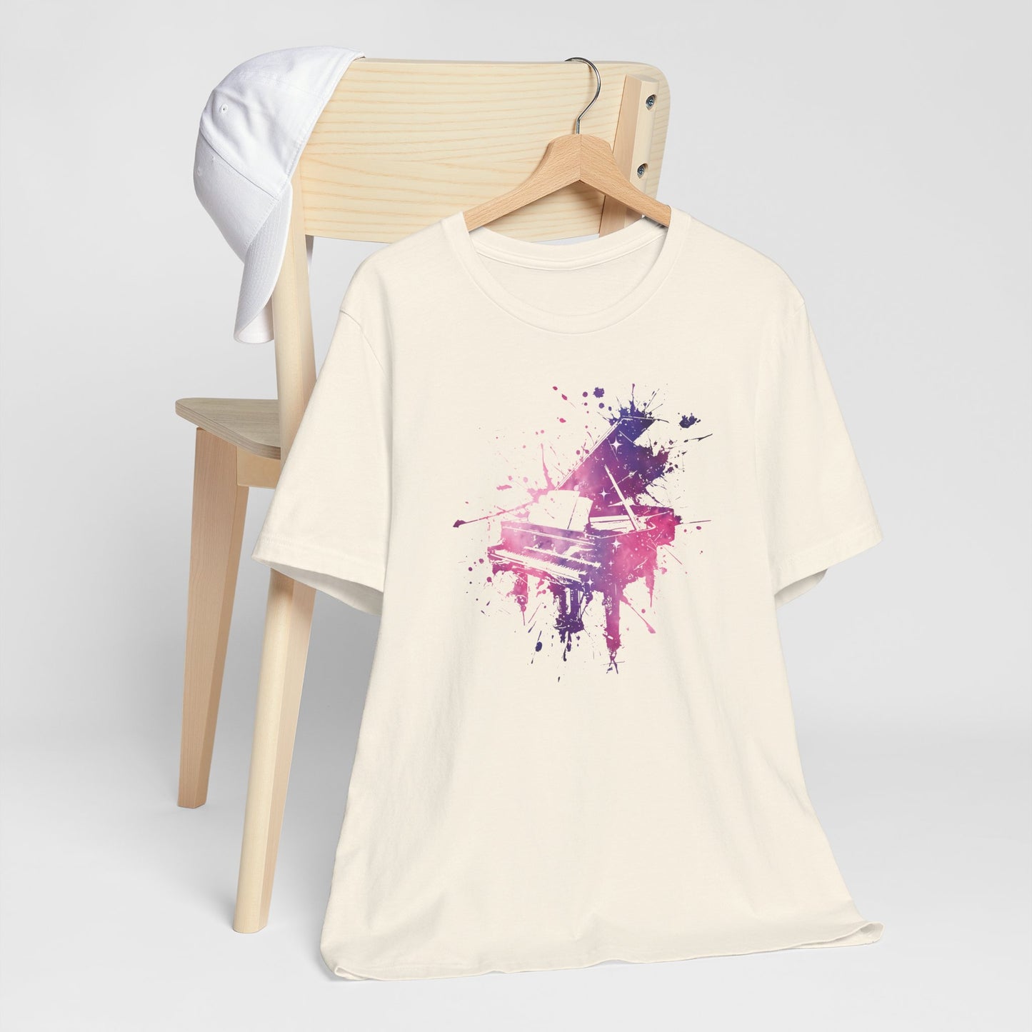 Play me to the Moon T‑Shirt — Colorful Music Lover Tee