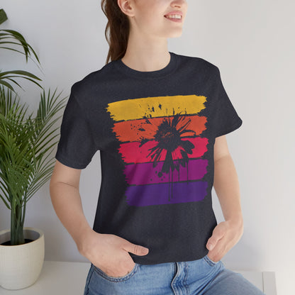 Paint-Splatter Daisy T-Shirt