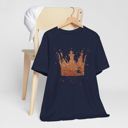 Golden Crown T-Shirt — Vintage Royalty Graphic Tee