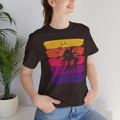 Paint-Splatter Daisy T-Shirt