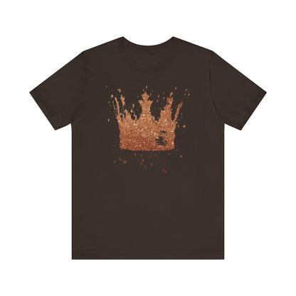 Golden Crown T-Shirt — Vintage Royalty Graphic Tee