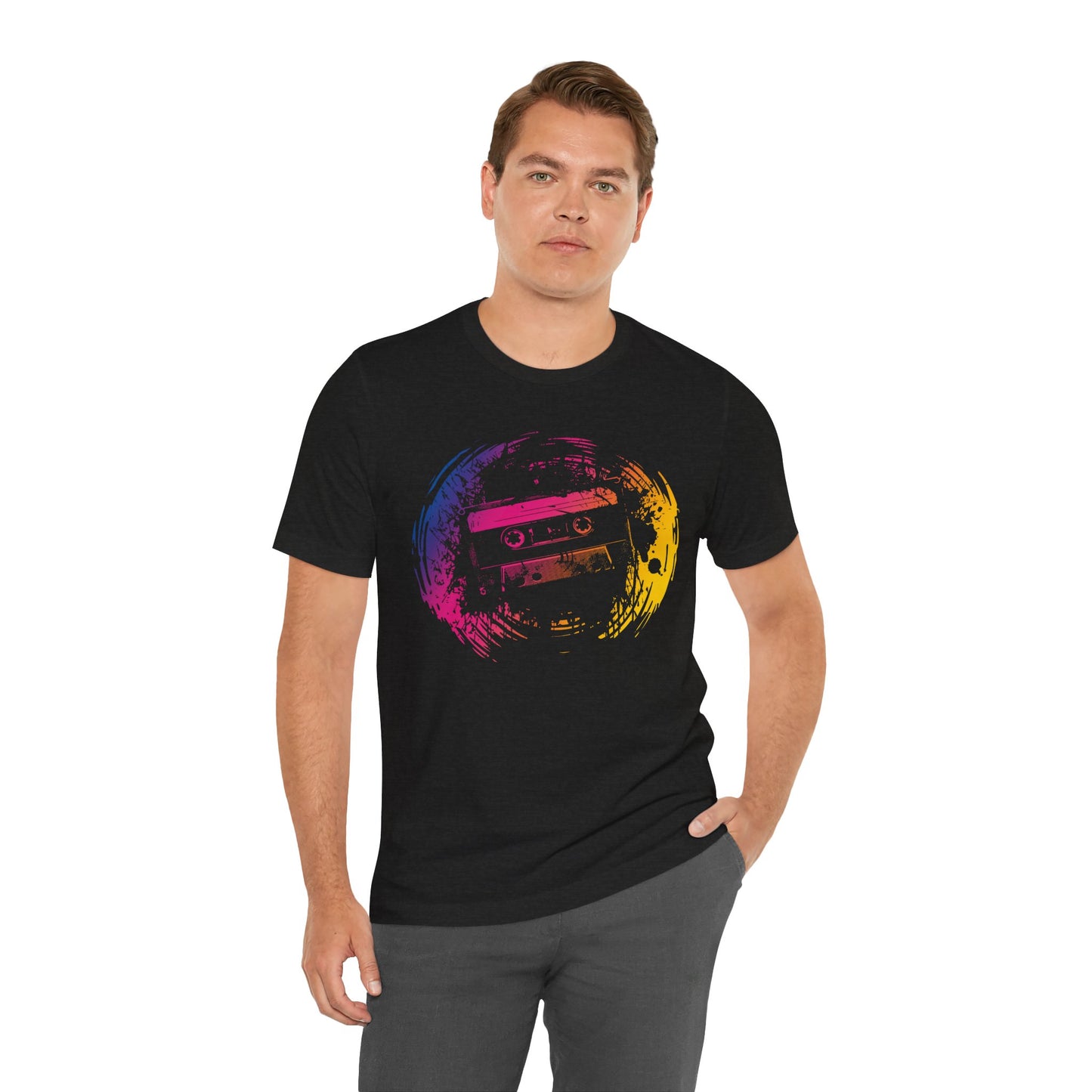 Retro Cassette Tape Tee — Vintage 80s Music Graphic T-Shirt