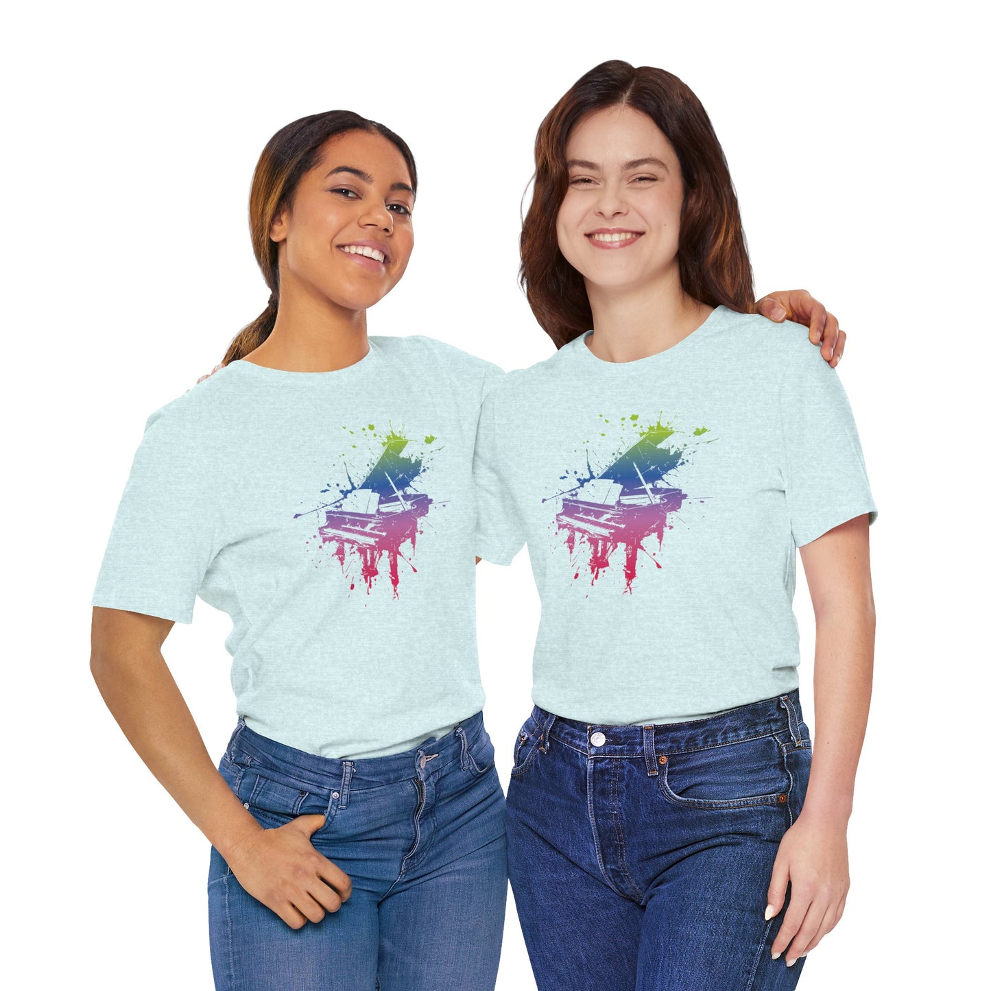 Play me to the Moon T‑Shirt — Colorful Music Lover Tee