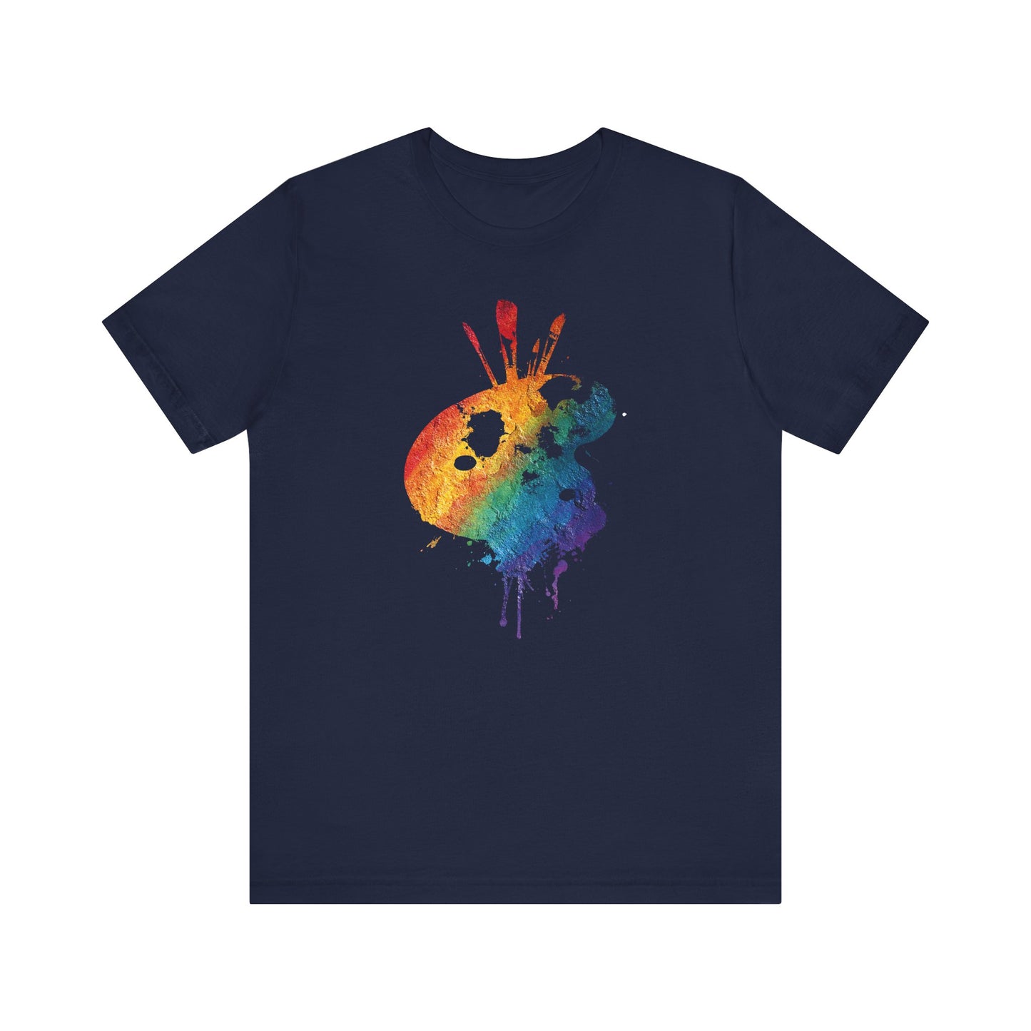 Watercolor Paint Palette T-Shirt — Rainbow Artist Tee