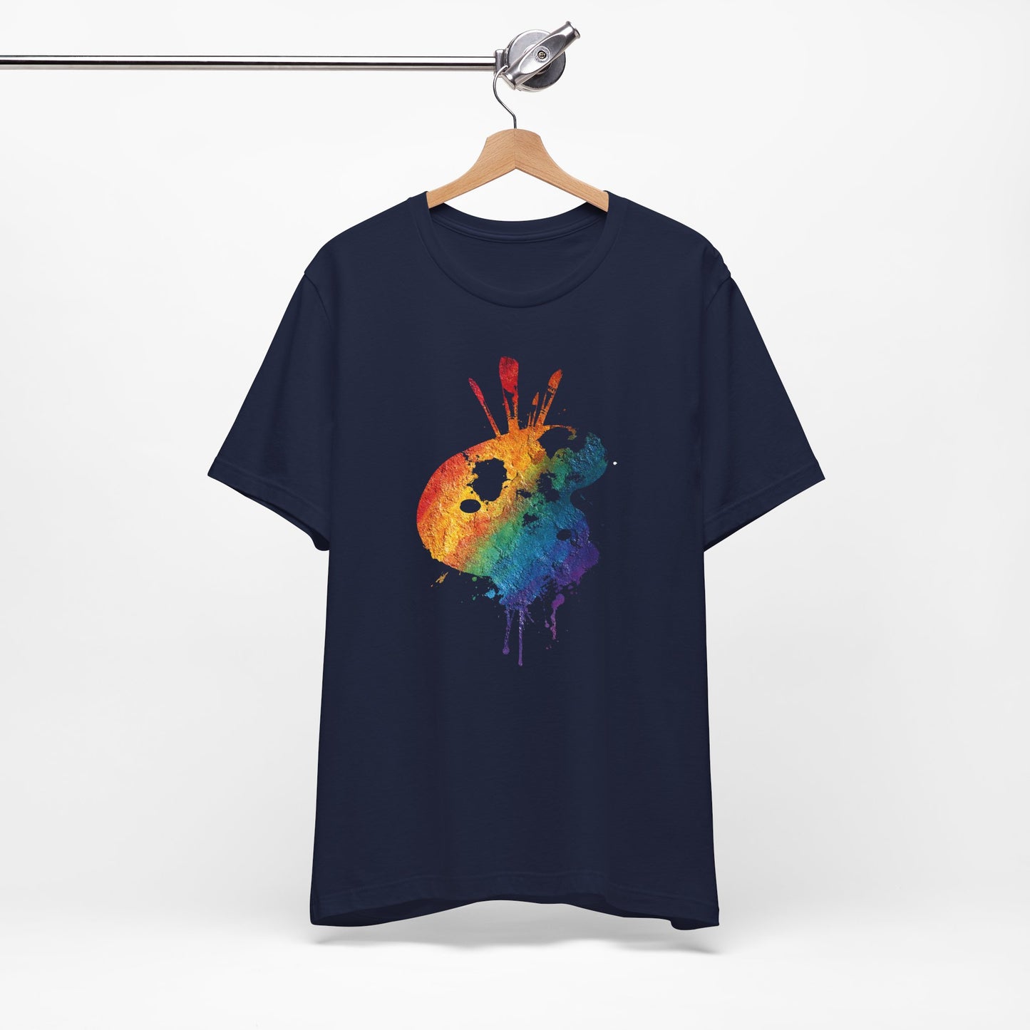 Watercolor Paint Palette T-Shirt — Rainbow Artist Tee