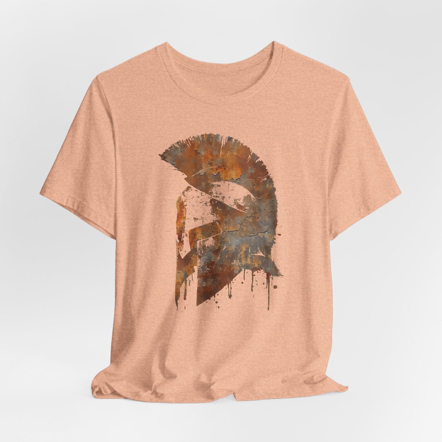 Spartan Helmet T‑Shirt — Rustic Warrior Graphic Tee