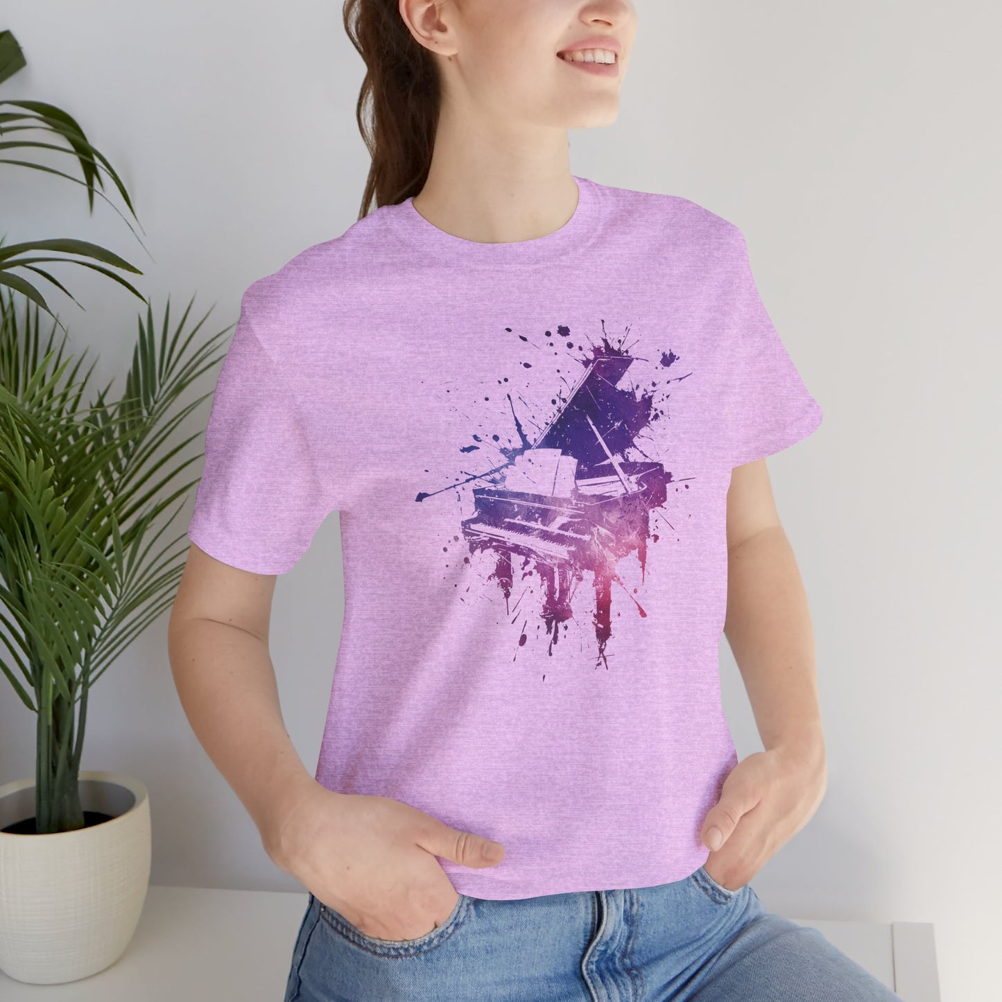 Play me to the Moon T‑Shirt — Colorful Music Lover Tee