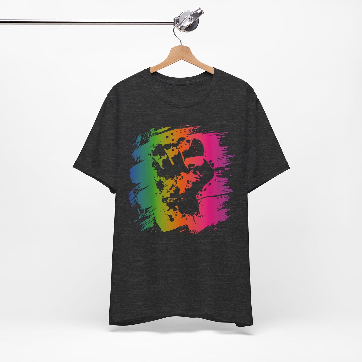 Fight the Power T‑Shirt — Neon Statement Tee