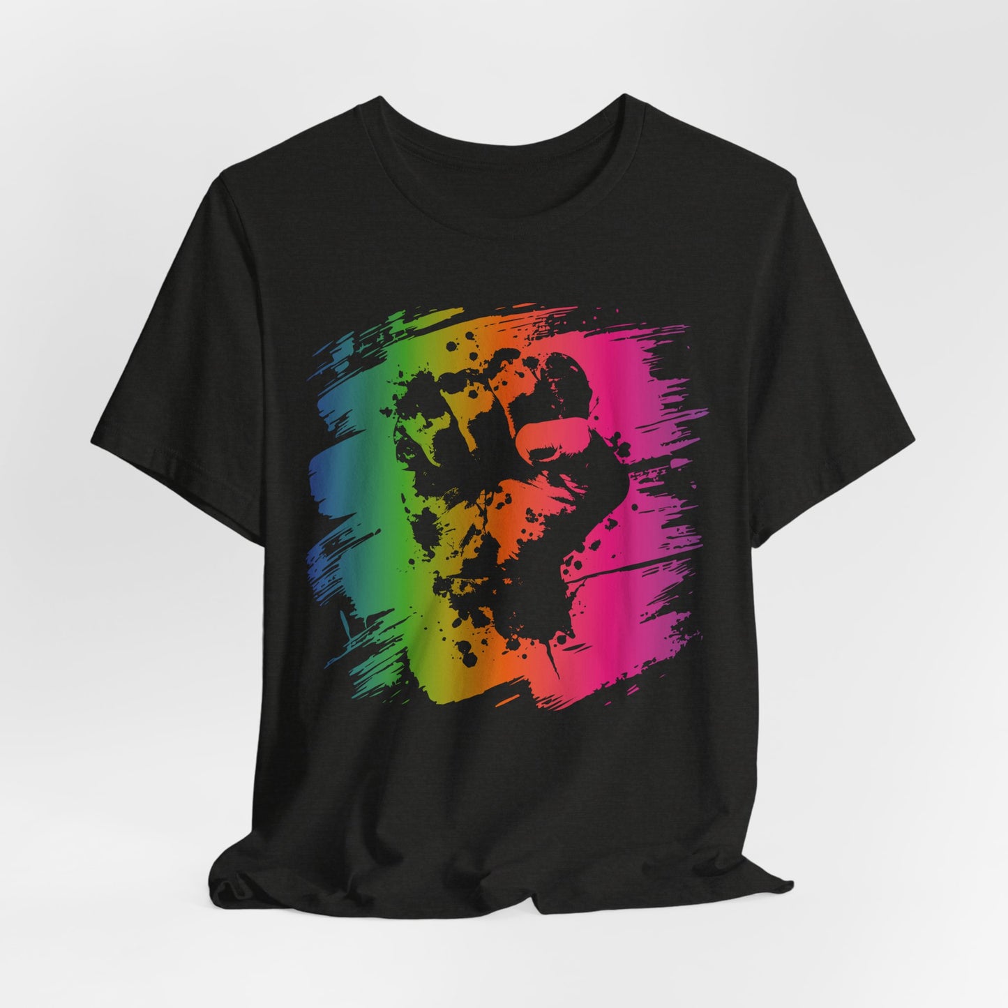 Fight the Power T‑Shirt — Neon Statement Tee