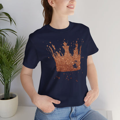 Golden Crown T-Shirt — Vintage Royalty Graphic Tee