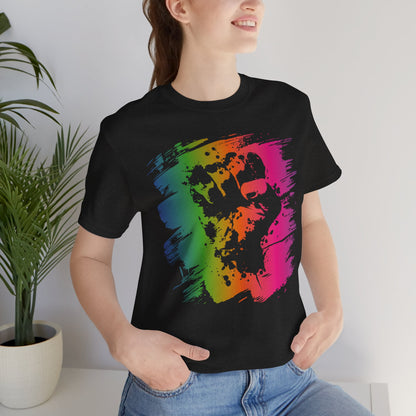 Fight the Power T‑Shirt — Neon Statement Tee