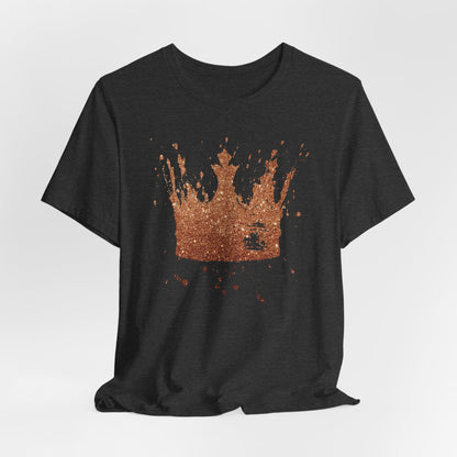 Golden Crown T-Shirt — Vintage Royalty Graphic Tee