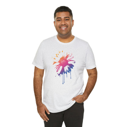 Paint-Splatter Daisy T-Shirt