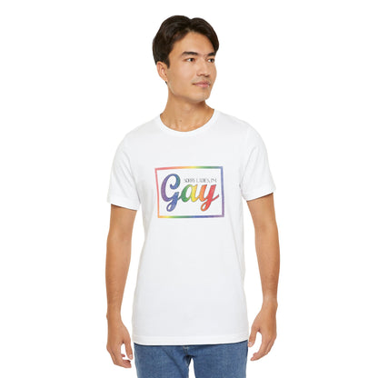 Gay Rainbow Pride Tee — Retro 'Proud to Be Gay' Graphic T-Shirt