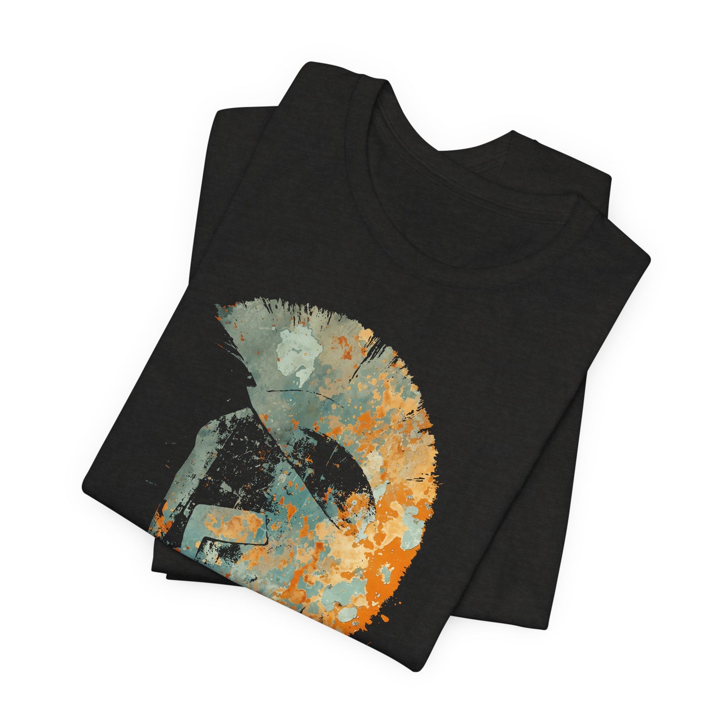 Spartan Helmet T‑Shirt — Rustic Warrior Graphic Tee