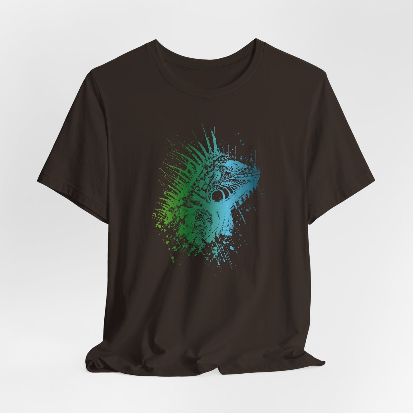 Iguana Splash T‑Shirt — Watercolor Reptile Graphic Tee