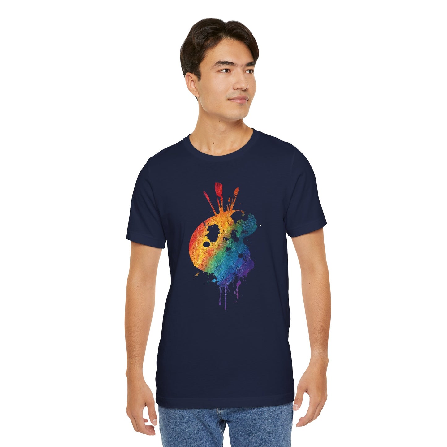 Watercolor Paint Palette T-Shirt — Rainbow Artist Tee