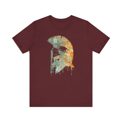Spartan Helmet T‑Shirt — Rustic Warrior Graphic Tee