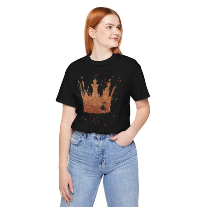 Golden Crown T-Shirt — Vintage Royalty Graphic Tee