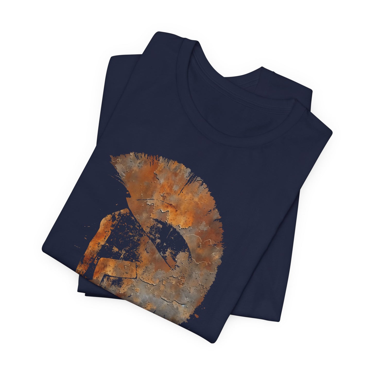 Spartan Helmet T‑Shirt — Rustic Warrior Graphic Tee