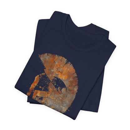 Spartan Helmet T‑Shirt — Rustic Warrior Graphic Tee