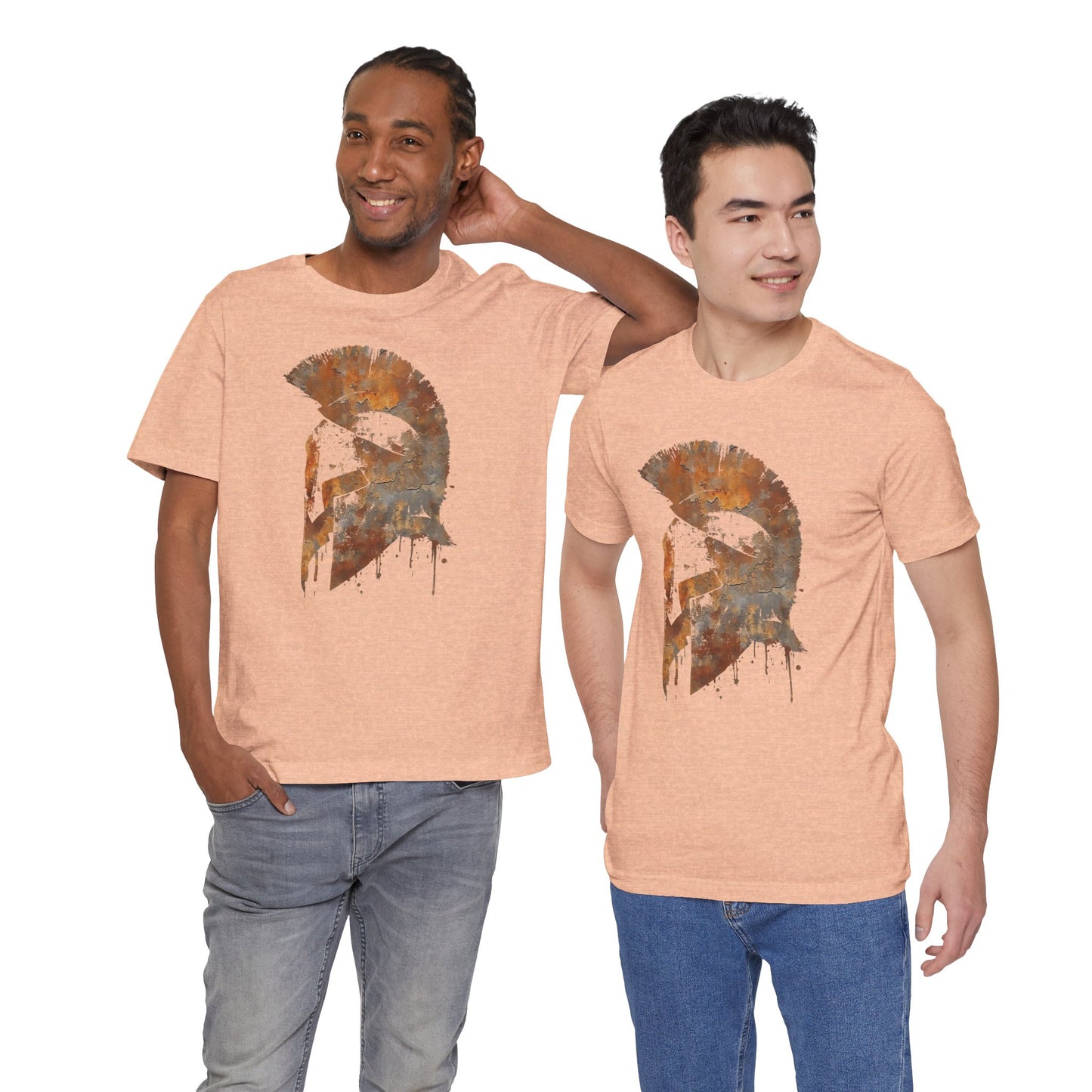 Spartan Helmet T‑Shirt — Rustic Warrior Graphic Tee