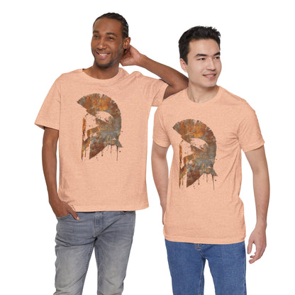 Spartan Helmet T‑Shirt — Rustic Warrior Graphic Tee
