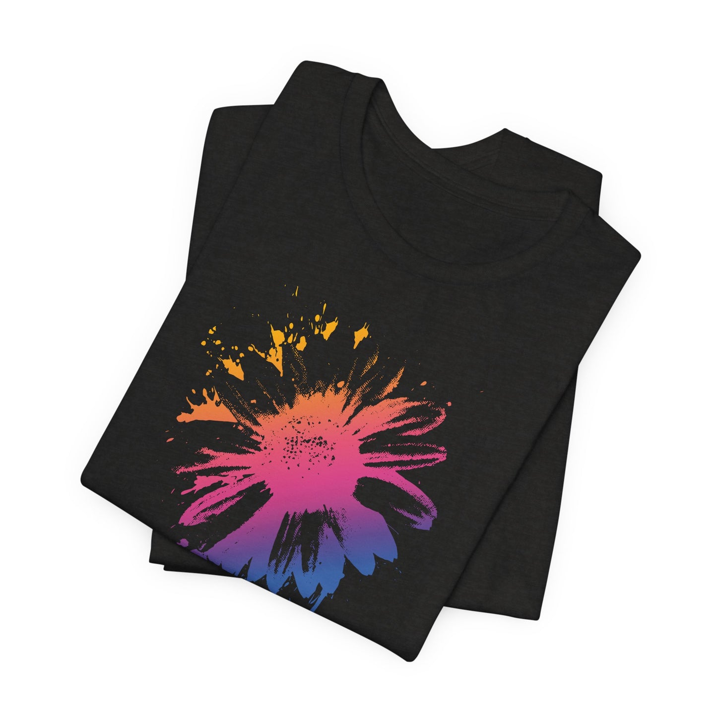 Paint-Splatter Daisy T-Shirt