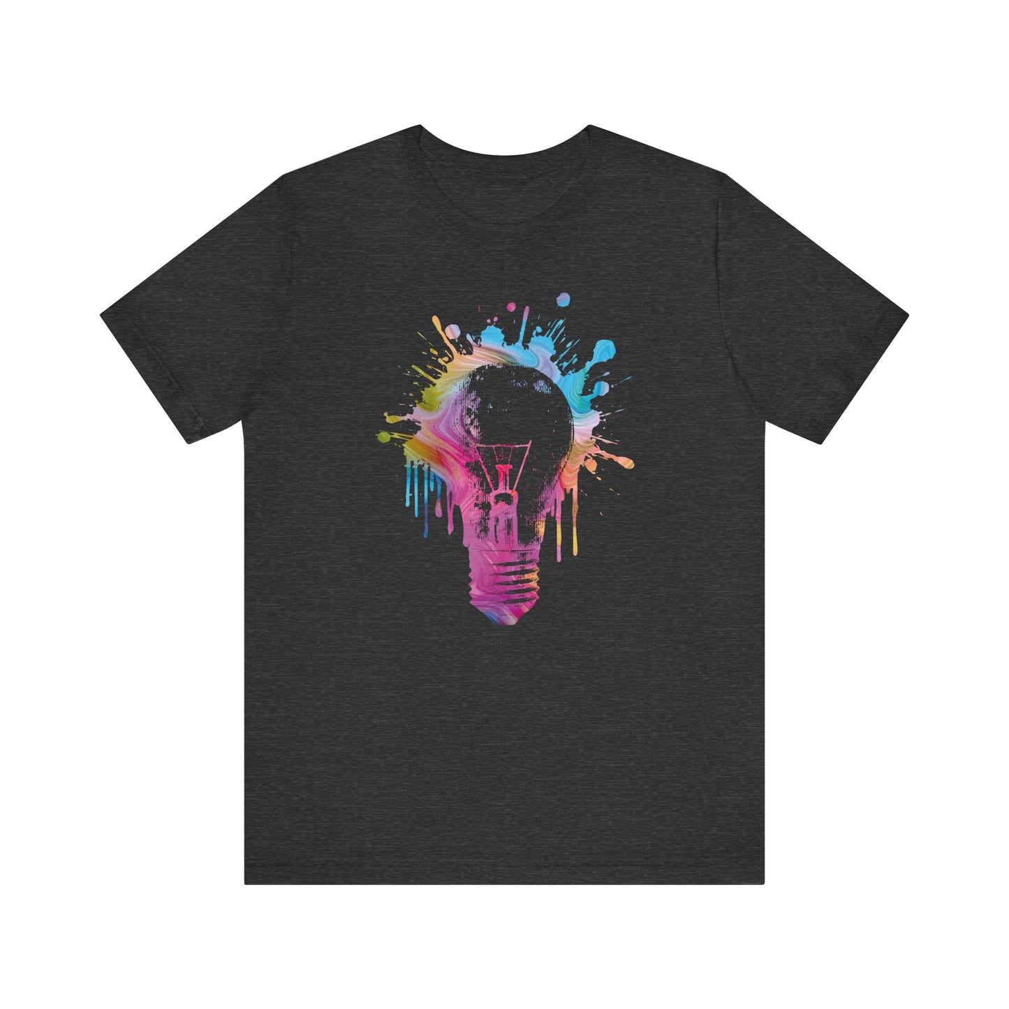 Creative Idea T-Shirt — Colorful Paint Splash Idea Tee