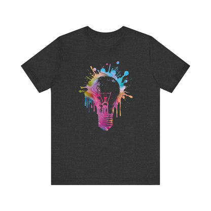 Creative Idea T-Shirt — Colorful Paint Splash Idea Tee
