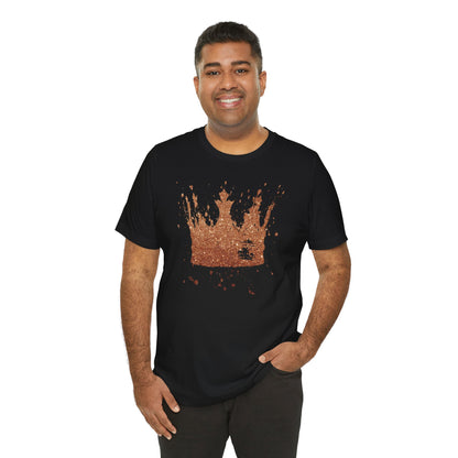 Golden Crown T-Shirt — Vintage Royalty Graphic Tee