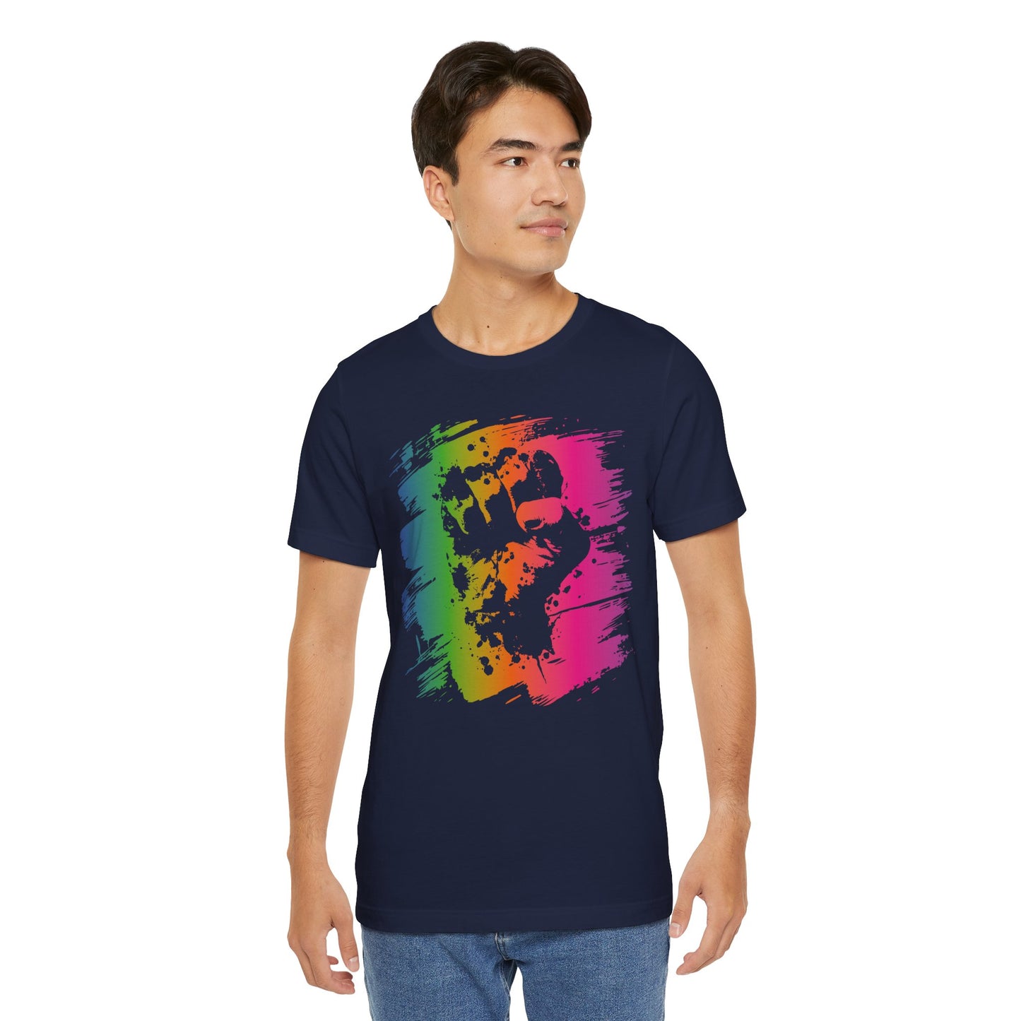 Fight the Power T‑Shirt — Neon Statement Tee