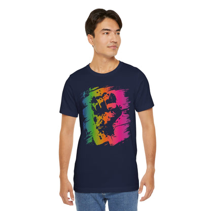 Fight the Power T‑Shirt — Neon Statement Tee
