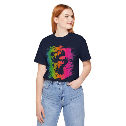 Fight the Power T‑Shirt — Neon Statement Tee