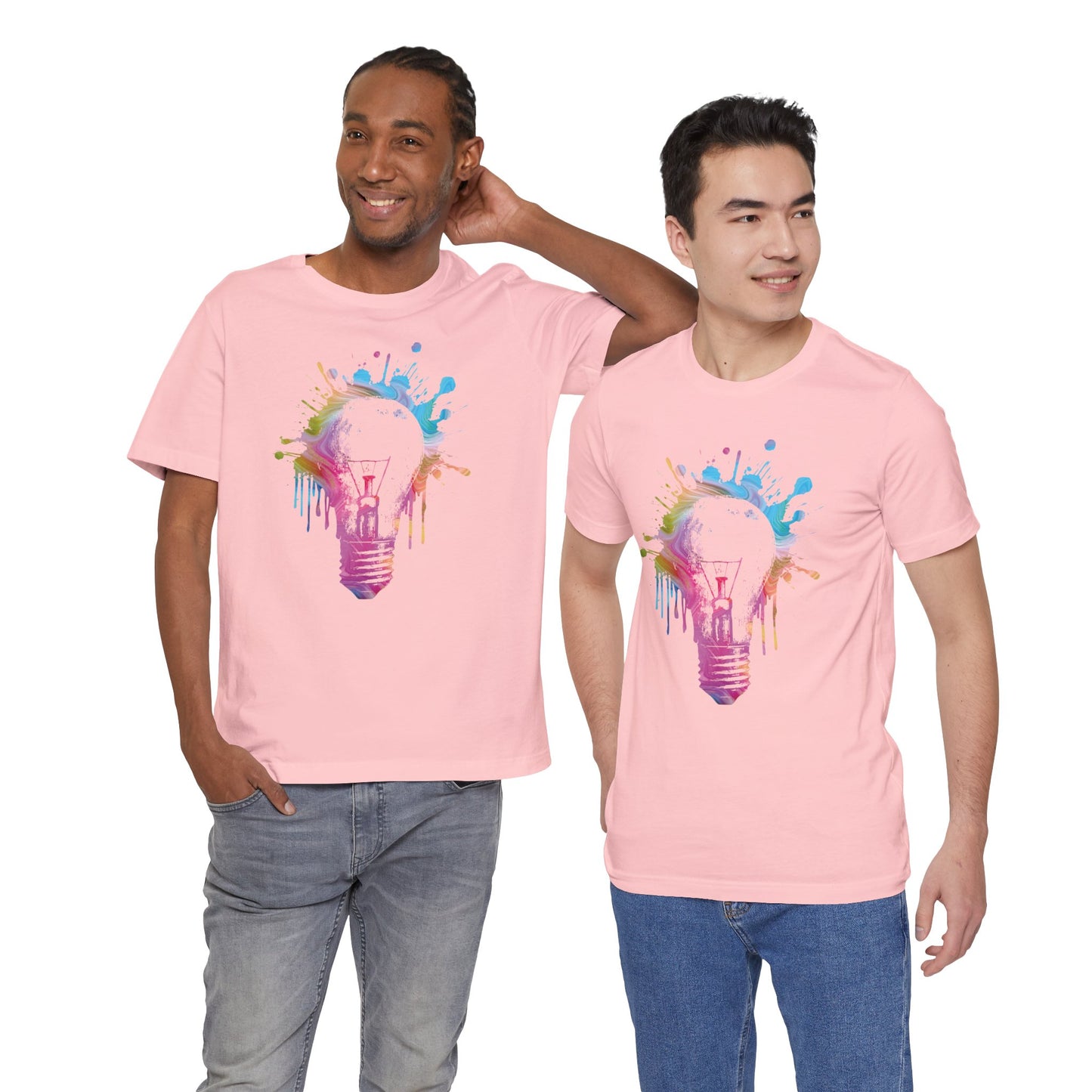 Creative Idea T-Shirt — Colorful Paint Splash Idea Tee